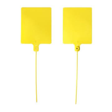 安赛瑞 物流大吊牌，物流挂签，封条封签扎带（100根装）黄色