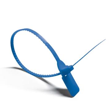 安赛瑞 塑料卡扣封条（100根装）蓝色，全长40cm（包），23481