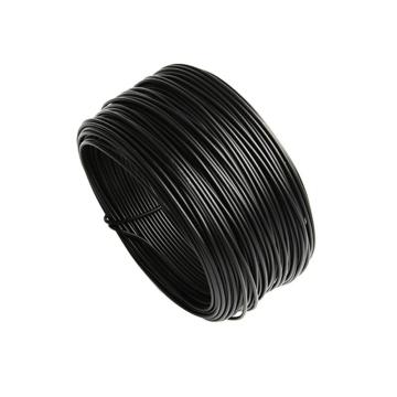 安赛瑞 包塑捆扎线，黑圆，每卷长约58m（5卷装），23540