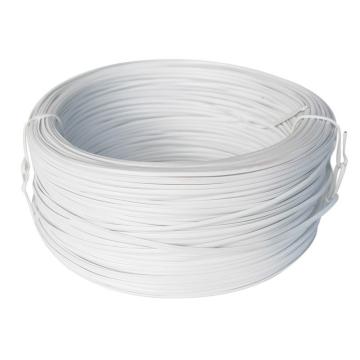 安赛瑞 包塑捆扎线，白扁，每卷长约58m（5卷装），23541