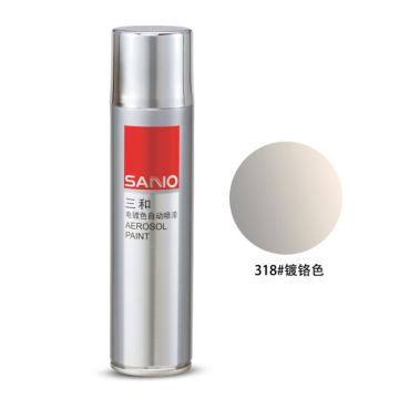 三和 自喷漆，318镀铬色，350ml/瓶
