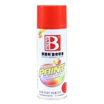 保赐利 自动喷漆，红色系列，6橙红色，200g/400ml/12罐/箱