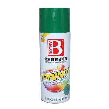保赐利 自动喷漆，绿色系列，65苹果绿，200g/400ml/12罐/箱