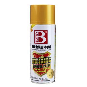 保赐利 超能金属自动喷漆，金属自动喷漆，188 18K金，200g/400ml/瓶