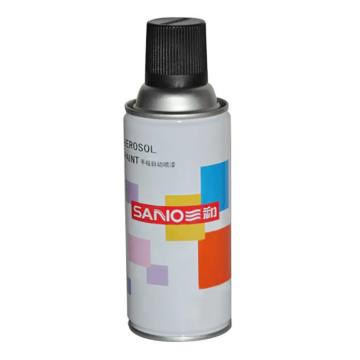 三和 自喷漆，4亚光黑，350ml/瓶