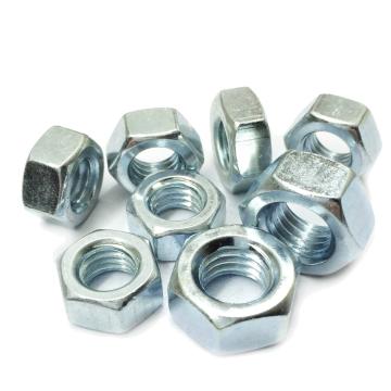 GB6170六角厚螺母，M18-2.5，碳钢4级，蓝白锌，100个/包