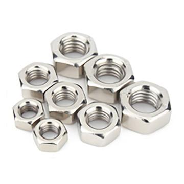 哈德威 螺母，GB6170，M6，8级，镀镍