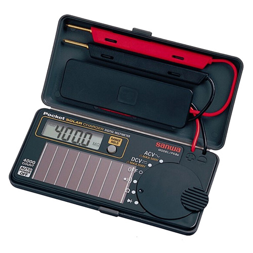 三和/SANWA 数字万用表，PS8a 太阳能充电电池