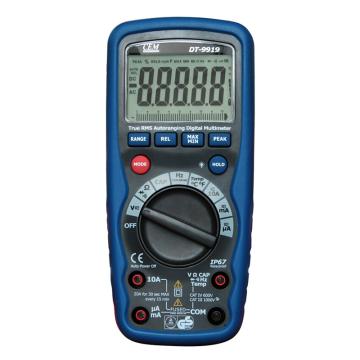 华盛昌/CEM 数字万用表，防水全保护，DT-9919