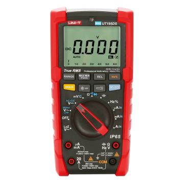 优利德/UNI-T 三防万用表，600mV-1000V，马达相序测量、双显模式，UT195DS