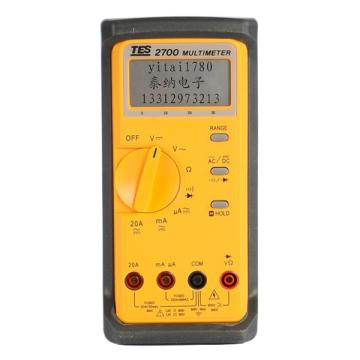 泰仕/TES 自动换文字数字电表，TES-2700