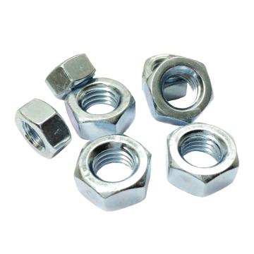 DIN934六角螺母，M20-2.5，碳钢8级，蓝白锌，50个/包