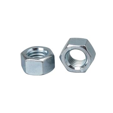 GB52六角螺母，M8-1.25，碳钢4级，蓝白锌，1000个/包