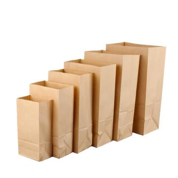 安赛瑞 黄牛皮纸袋（4号）70g，（长×宽×高）：13×8×24cm（非防油，50个装，包），28560