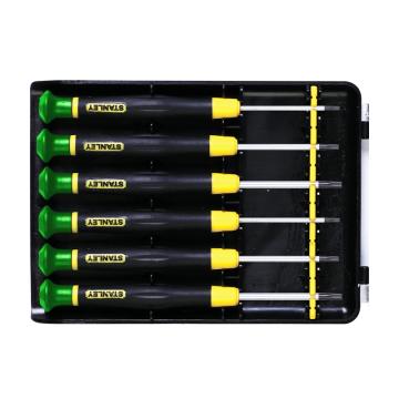 史丹利 6件套花形微型螺丝批组套，66-396-23