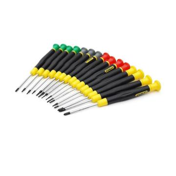 史丹利 STANLEY 15件套微型螺丝批组套，66-381-23