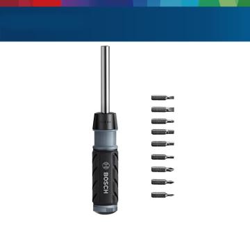 博世 10合1多功能棘轮螺丝刀附件混合套装，2607017653