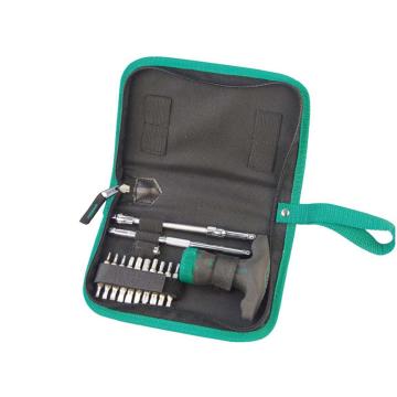 世达棘轮螺丝批组套，24件T型柄，09341