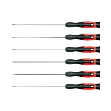 易尔拓YATO 6件套双色柄长钟表螺丝批组套 ，YT-2575