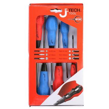 捷科JETECH 螺丝刀套装，6件套，6PCS SET，050006