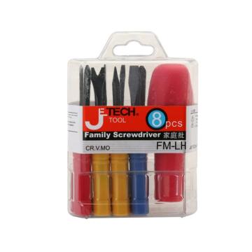捷科 家庭螺丝批螺丝刀起子工具套装，7件套，FM-LH