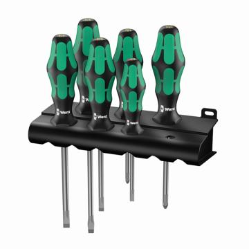 wera 维拉 334/6RackLasertip螺丝刀，组套334，05105650001