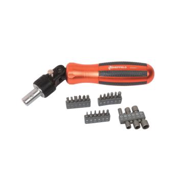 棘轮螺丝刀套装，25件，S056502