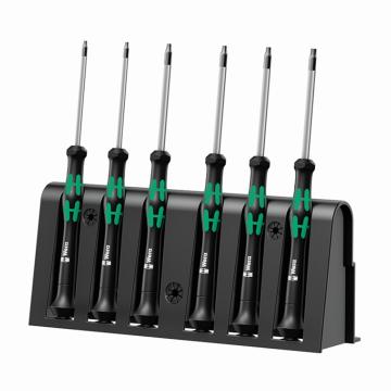 wera 维拉 2067/6TORX?BO精密螺丝刀，组套2067TORX?BOMicro，05118154001
