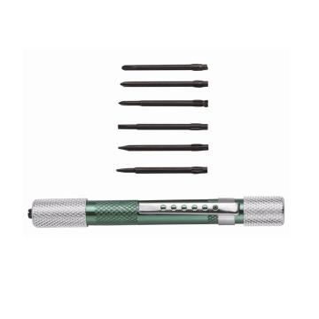 世达多用螺丝刀套装，6件十字/花型迷你型，03142