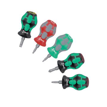 维拉wera 迷你短柄螺丝刀套装，5件套，05008872001