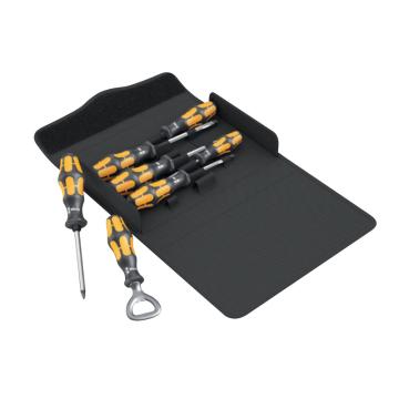 维拉wera Kra ftform 900/7 Set 3 敲击螺丝刀套装，7件套，05137813001