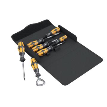 维拉wera Kra ftform 900/7 Set 2 敲击螺丝刀套装，7件套，05137812001