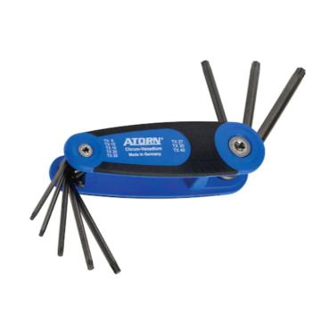 哈恩库博 ATORN TX 8件螺丝刀组套，TX9-TX40，折叠箱装，52130120