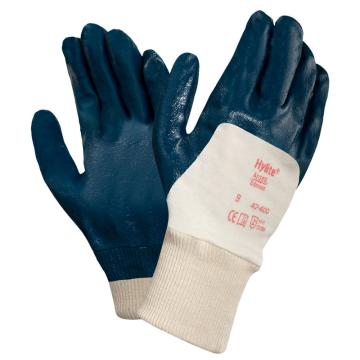 安思尔Ansell 丁腈涂层手套，47-400-9，掌面涂腈胶针织涂层手套