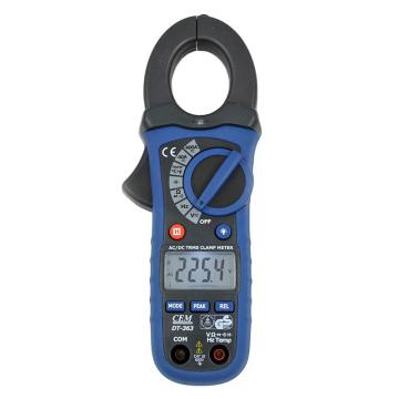 华盛昌/CEM 数字钳形表，自动量程交直流，DT-363