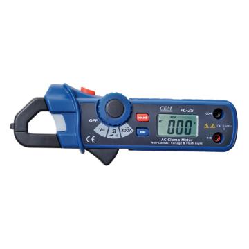华盛昌/CEM 钳形表，三合一迷你型 交直流 真有效值，FC-35