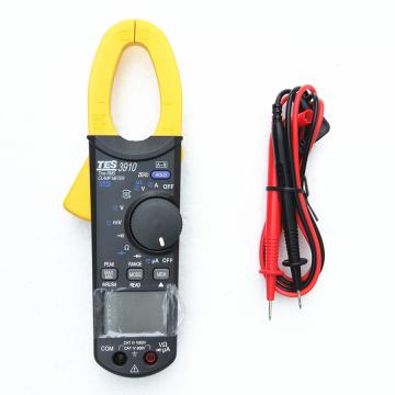 泰仕/TES 真有效值交直流钩表(DC/AC 1000A)，TES-3910