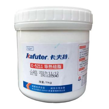 卡夫特 耐高温散热膏导热硅脂，K-5211，白色，1kg/罐