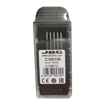 JBC 烙铁头，圆锥形，0.8mm，C105-105/C105105，5支/盒