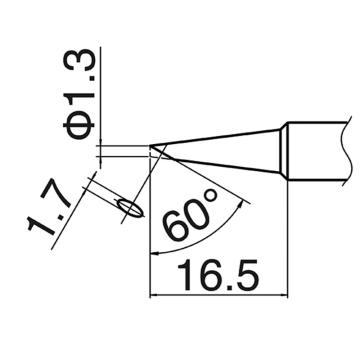 白光HAKKO 通用烙铁头T18系列，配套FX888D、FX889、FX600，T18-S6