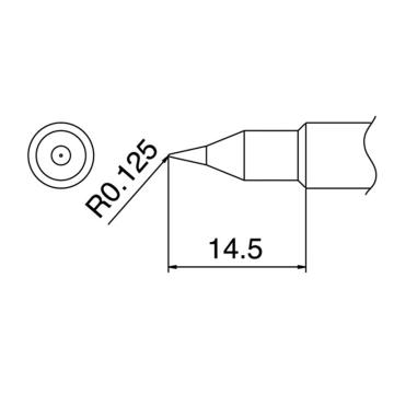 白光HAKKO 通用烙铁头T18系列，配套FX888D、FX889、FX600，T18-S4