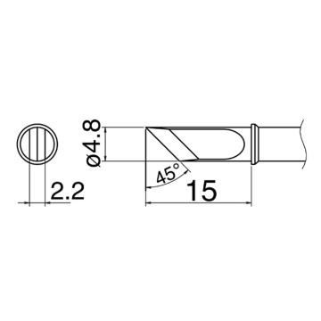白光HAKKO 焊咀T31系列，配套焊台FX-100，T31-01KU
