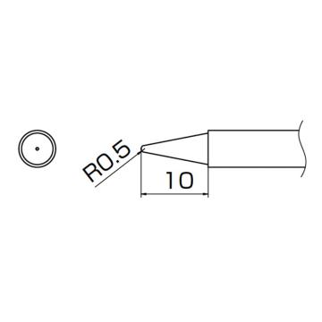 白光HAKKO 烙铁头T13系列，配套FM-2026 ，T13-B2