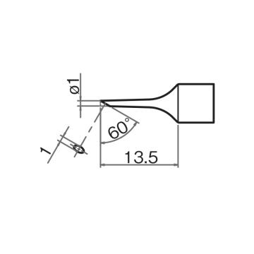 白光HAKKO 烙铁头T32系列，配套FX890焊台、FX8901手柄，T32-C1