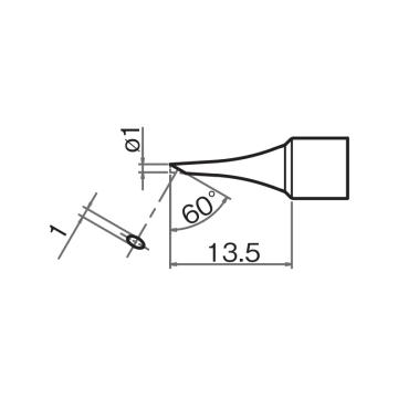 白光HAKKO 烙铁头T32系列，配套FX890焊台、FX8901手柄，T32-BCF1