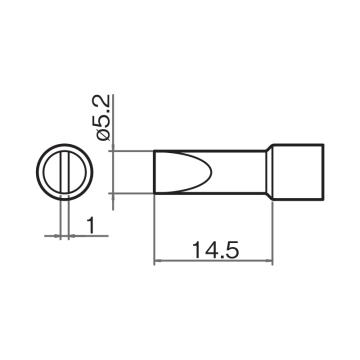 白光HAKKO 烙铁头T32系列，配套FX890焊台、FX8901手柄，T32-D52