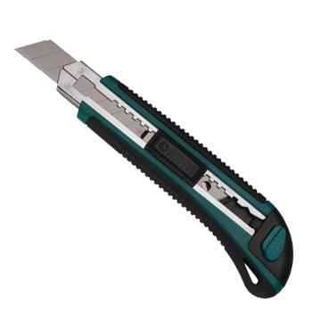 世达美工刀，橡塑柄推钮 8节18x100mm， 93428