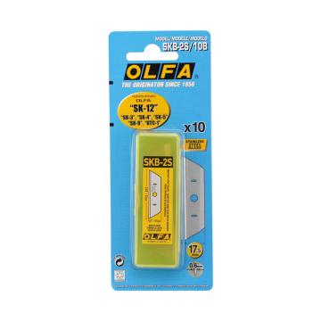 OLFA 不锈钢安全刀SK-12刀片，SKB-2S/10 B