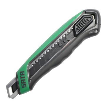 世达 SATA T系列18MM橡塑柄推钮美工刀，93482