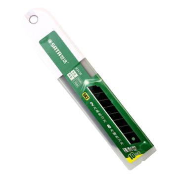 世达SATA 10件套美工刀刀片，7节25*125mm，93438，适用于93483美工刀